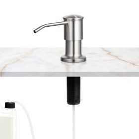 Built in Soap Dispenser for Kitchen Sink Stainless Steel Countertop Pump