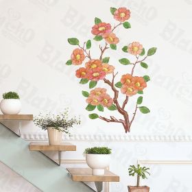 Spring Flowers - Wall Decals Stickers Appliques Home Decor